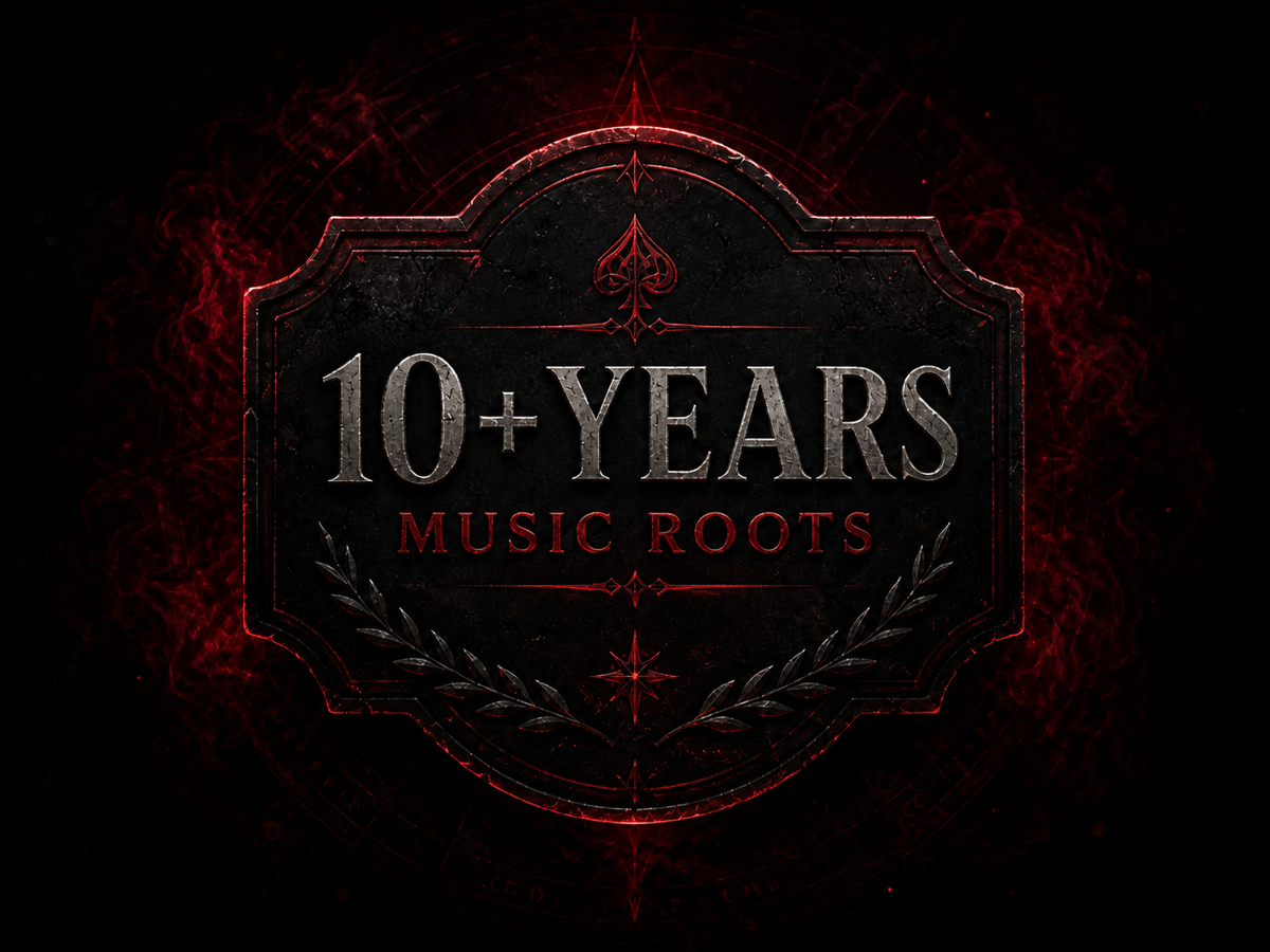 10 plus years music roots badge